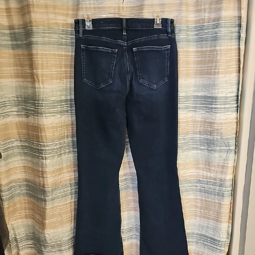 LOFT Dark Indigo Flare Jeans